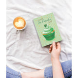 Stonehouse Collection | St. Patrick's Day Greeting Cards | Lucky Irish Cards | Delicious Cupcake Note Cards |12 Cards and 12 Envelopes (Emerald Cupcake)