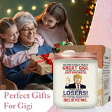 Gigi Gifts For Grandma - Gigi Christmas Gifts - Great Gigis Mothers Day Birthday Gift From Granddaughter - 7Oz Grandma Candle