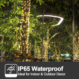 120Led String Lights For Bedroom Plug In, 33Ft Indoor Twinkle Fairy Lights, 8 Modes Christmas Twinkle Lights Outdoor Wat