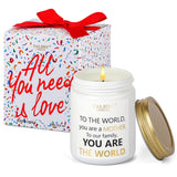 Scented Candle For Mom, Mother'S Day Gifts, Perfect Home Décor Gift Elegant Gift For Mother, Mom Birthday Gifts, 8.4Oz Candle Jars - Warm Night