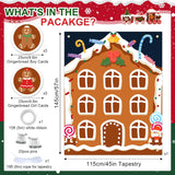 Gender Reveal Tic Tac Toe - Christmas Gender Reveal Ideas Gingerbread Boy Or Girl Gender Reveal Games Red And Green - Giant Gender Reveal X And O Board Games