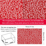 12 Sheet Valentine'S Day Wrapping Paper 19.7 X 27.6 Inch Love Heart Wrapping Paper Red Pink Romantic Cupid Pattern Wrapper Paper For Valentines Wedding Anniversary Party Craft Gift Decor