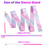14Pcs Sparkling Dance Ribbon For Kids Girls Princess Mermaid Ballet Ballerina Gymnastics Birthday Party Favors Decorations, Kids Twirling Streamer Ribbon Dancer Wands For Outdoor Toys