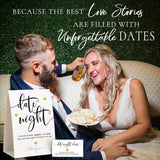 Bridal Shower Games, Date Night Game Sign And Cards, Wedding Party Activities
