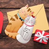 Valentines Day Card For Husband Wife, Funny Valentines Day Card For Her Him Husband Wife Boyfriend Girlfriend, Birthday Cards For Cat Lover, Valentines Gifts For Men Women