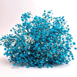 Preserved Baby'S Breath 3 Bunches, 100% Natrual Fresh Gypsophila Long Lasting Flowers For Vase Arrangements Home Decoration Photo Props Parties And Weddings, Diy Décor-Light Blue