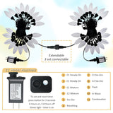 20 Led 41 Ft Christmas Oversize Pinecone String Lights, Fairy Twinkle String Lights Plug In With 11 Modes, Timer & Memor