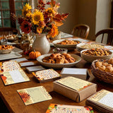129 Pcs Thanksgiving Games Set Thanksgiving Party Game Cards For Adults Thanksgiving Word Search Scramble Trivia Game For Family Fall Thanksgiving Harvest Activities Party Game Supplies