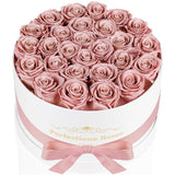 27 Roses In A Box, Mothers Day Rose, Preserved Flowers For Her, Flowers For Delivery Birthday Gifts For Women (Dusty Rose)