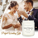 Wedding Gifts For Couples 2026, Mr And Mrs Candle, Bridal Shower, Wedding Shower Gifts For Bride And Groom, Lavender Scented Soy Wax Candle