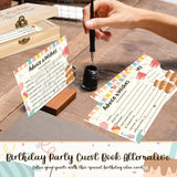 60Pcs Birthday Wishes Cards, Guest Book Advice Cards Box For Party, Advice And Wishes For Games, For 16Th, 18Th, 30Th, 40Th, 50Th, Any Age, Party Favors