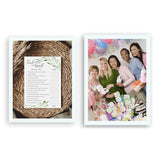 Greenery — Find The Guest Baby Shower Game — Pack Of 25 — Gender Neutral Baby Shower Game, Succulents Green Olive Branch Icebreaker Baby Shower Party Game, Guess Who Came To The Party Game G320-Ftg