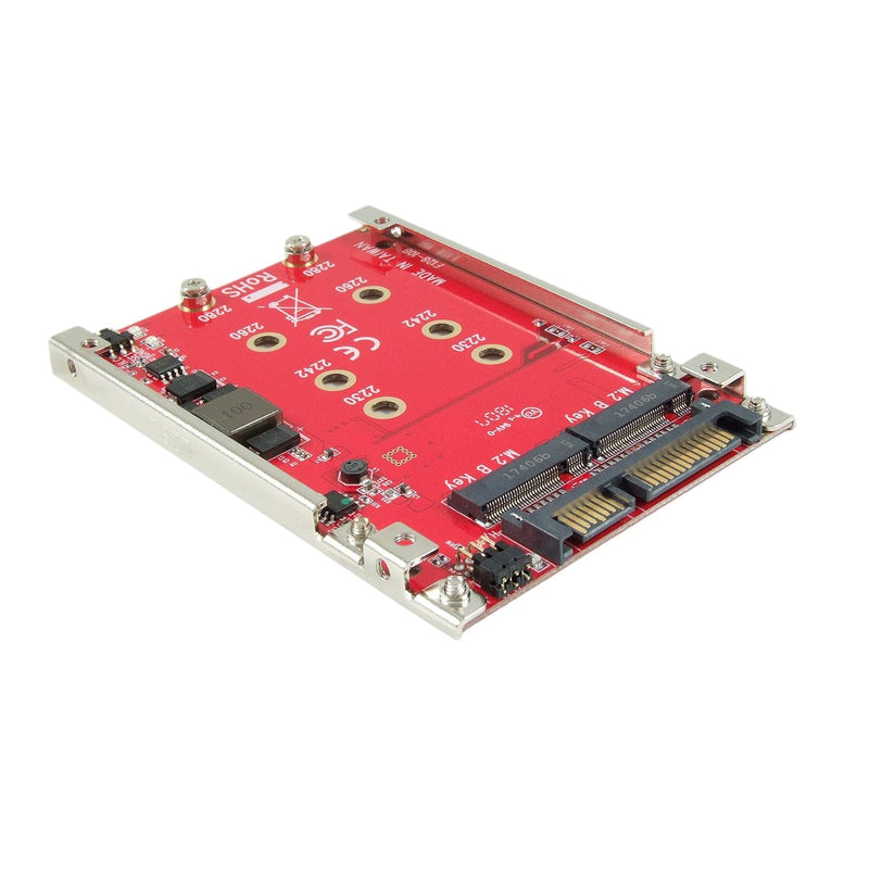 Isat-M2Sr Dual M.2 Sata Ssd To Sata Adapter With Raid - 2.5In Sata Drive For 2