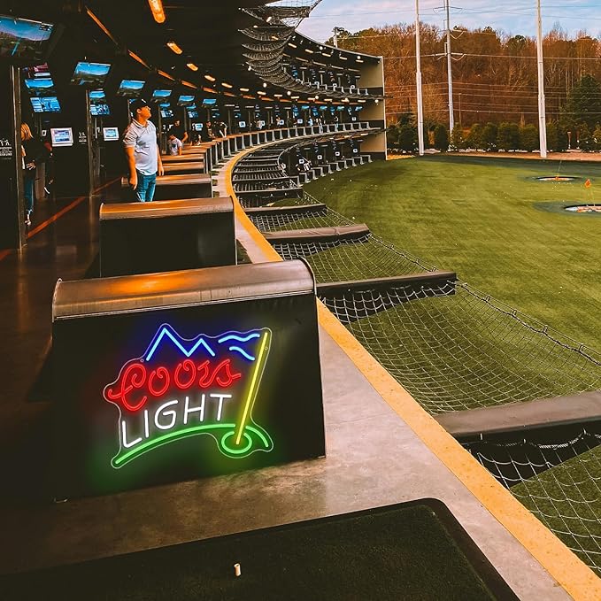 Golf Neon Sign LED Wall Light USB Powered Man Cave Bar Pub Golf Club Backdrop Decor