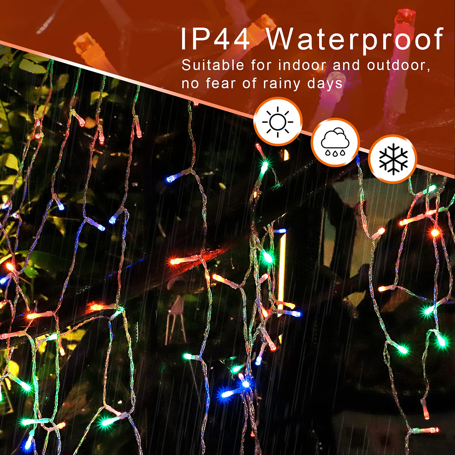 Christmas Decorations Christmas String Lights Outdoor, 320 Led Star Lights With Timer [8 Mode/Ip44 Waterproof] Fairy Lig
