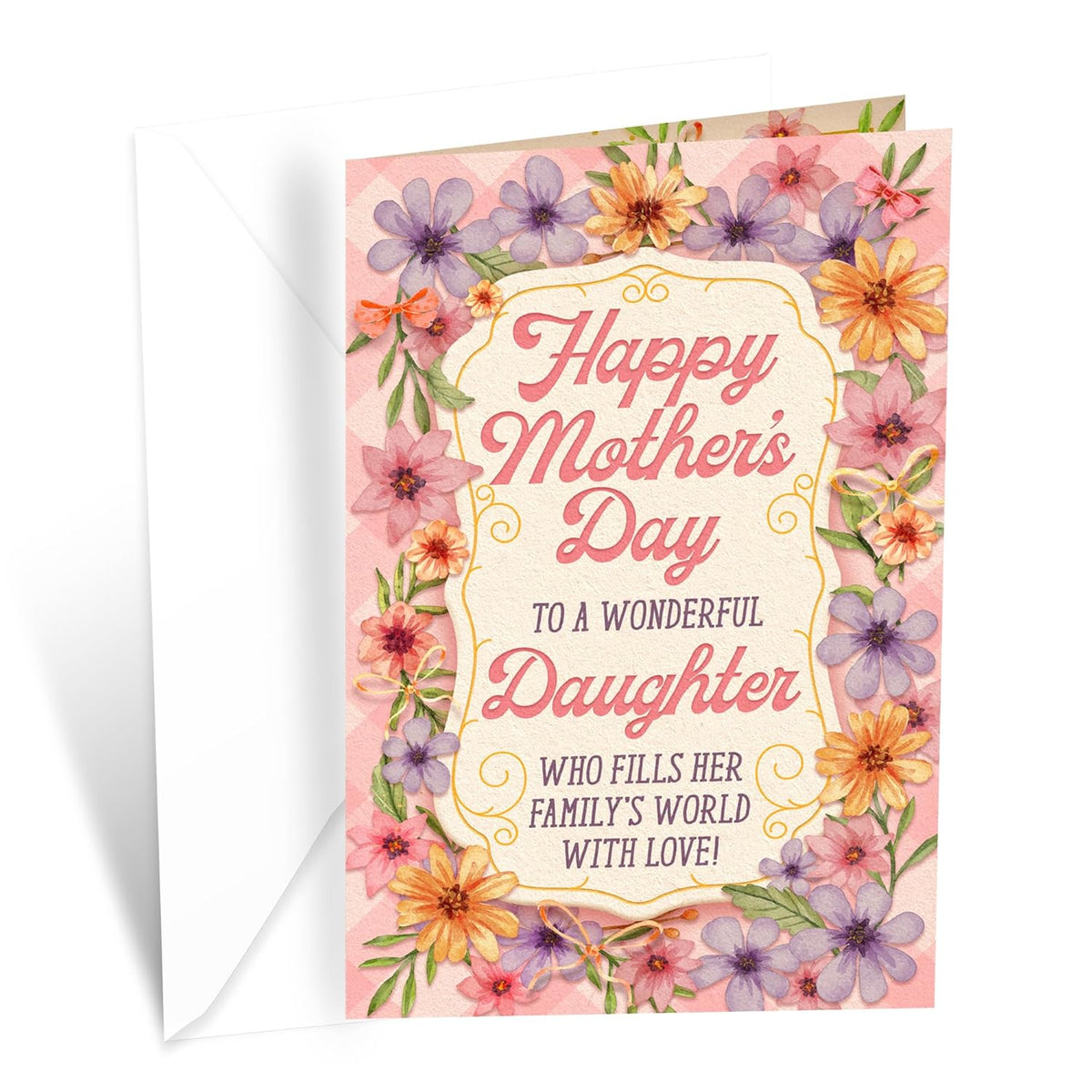 Mother'S Day Card For Daughter, Made In America, Eco-Friendly, Packaged In Protective Mailer, Thick Card Stock With Premium Envelope 5In X 7.75In