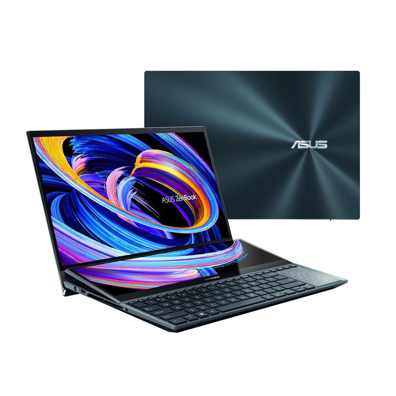 ASUS ZenBook Pro Duo 15 UX582 Laptop, 15.6” OLED 4K Touch Display, i7-12700H,