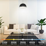 A19 LED Light Bulb 60W Equivalent 5CCT Selectable Color Temperature 10 Pack