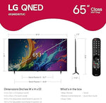 LG 65" QNED80T 4K Smart TV w/ AI, Magic Remote, Alexa Built-in, 2024