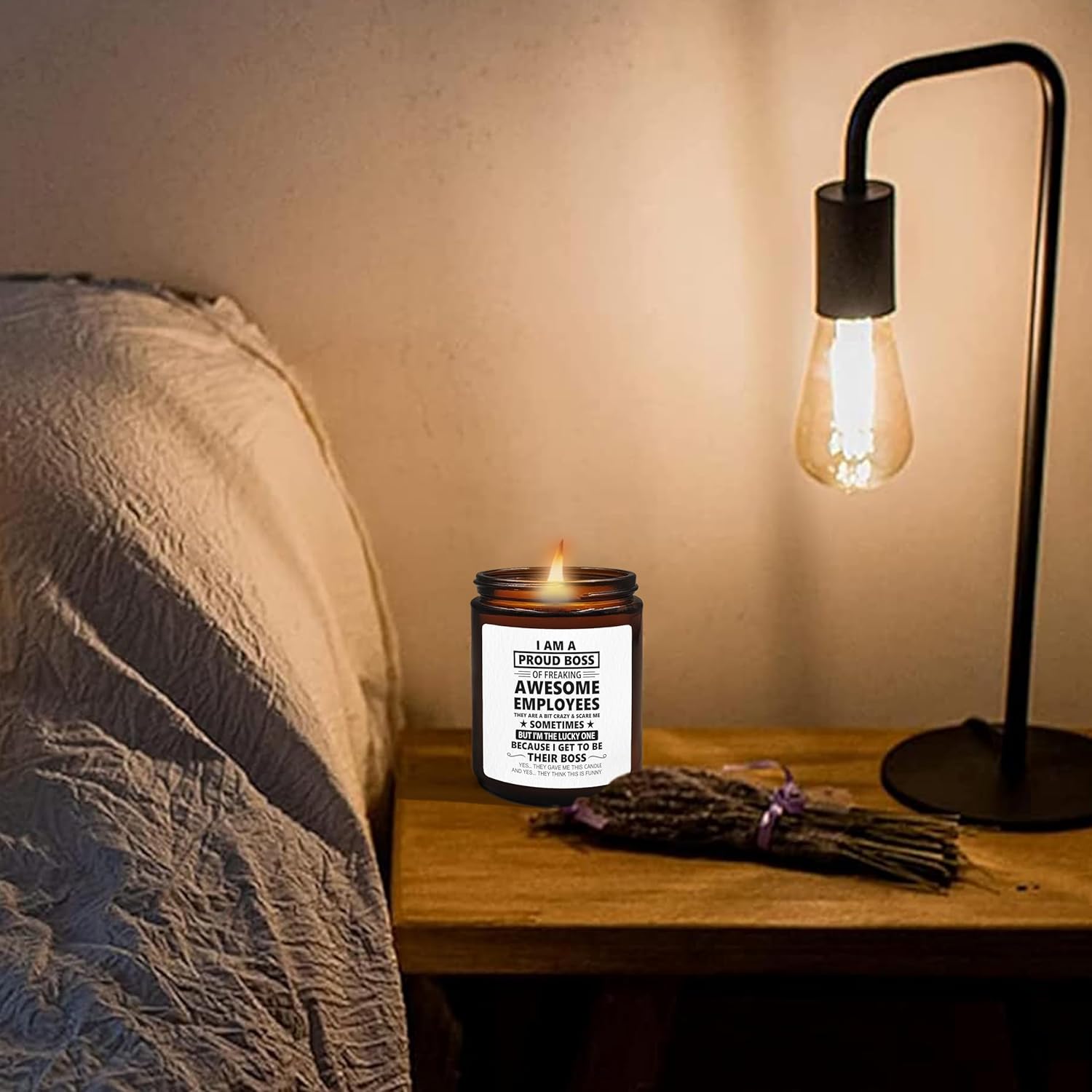 Boss Gifts: Scented Candle Gifts For Boss - Funny Lavender Scented Candles For Women