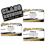 Big Dot of Happiness Drink If Game - Reunited - School Class Reunion Party Game - 24 Count