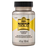 FolkArt Treasure Gold Acrylic Craft Paint, Champagne 4 fl oz Premium Metallic Finish Paint, Perfect for Easy to Apply DIY Arts and Crafts, 5553