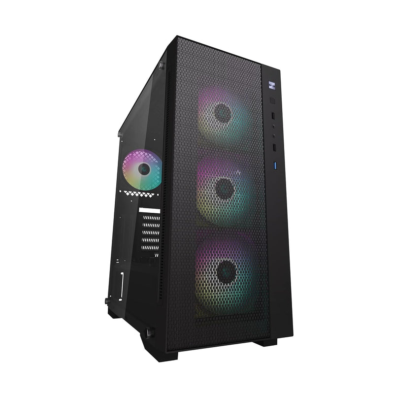 DeepCool MATREXX 55 MESH ADD-RGB 4F ATX Case High-Airflow Front Panel with 4pc