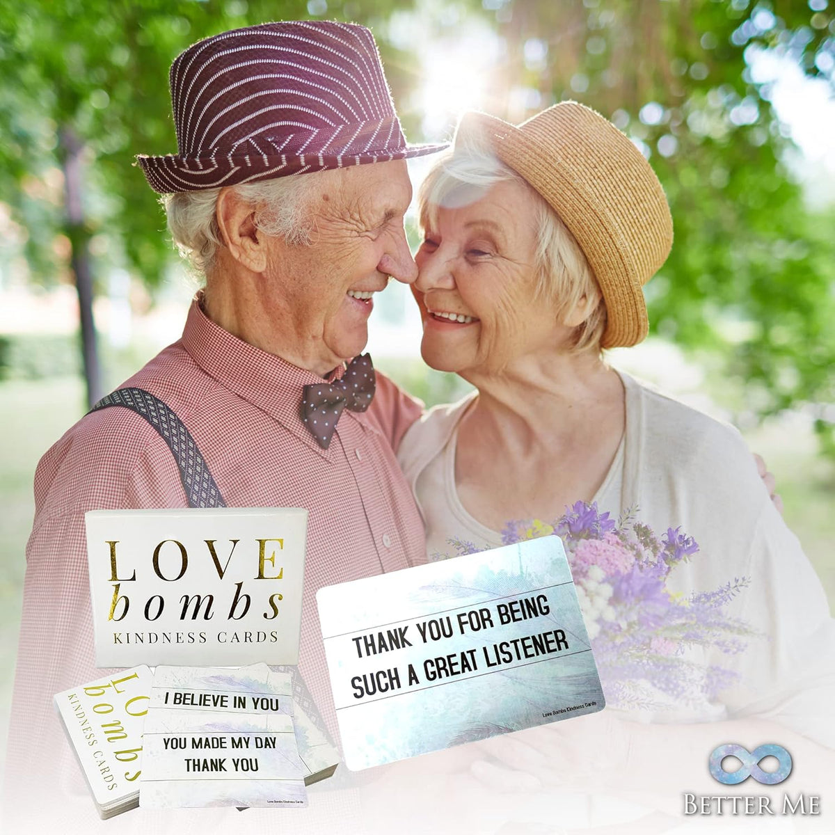 Love Bombs Kindness Cards – 111 Appreciation & Gratitude Cards, Love Notes For Him & Her, Just Because Gifts, Perfect For Valentine'S Day (White & Gold)