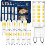 10 Pack G9 LED Bulbs 4W 4000K Natural Light 40W Equivalent 400LM Non Dimmable