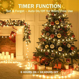 39FT 100 LED Star String Lights Plug In Warm White Fairy Twinkle Lights with 8 Lighting Modes Waterproof Decorative Lights for Bedroom Garden Wedding Party Christmas Tree Decor
