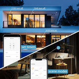 G9 Smart LED Bulbs 2 Pack WiFi Dimmable 2700K-6000K Alexa Google Assistant Compatible