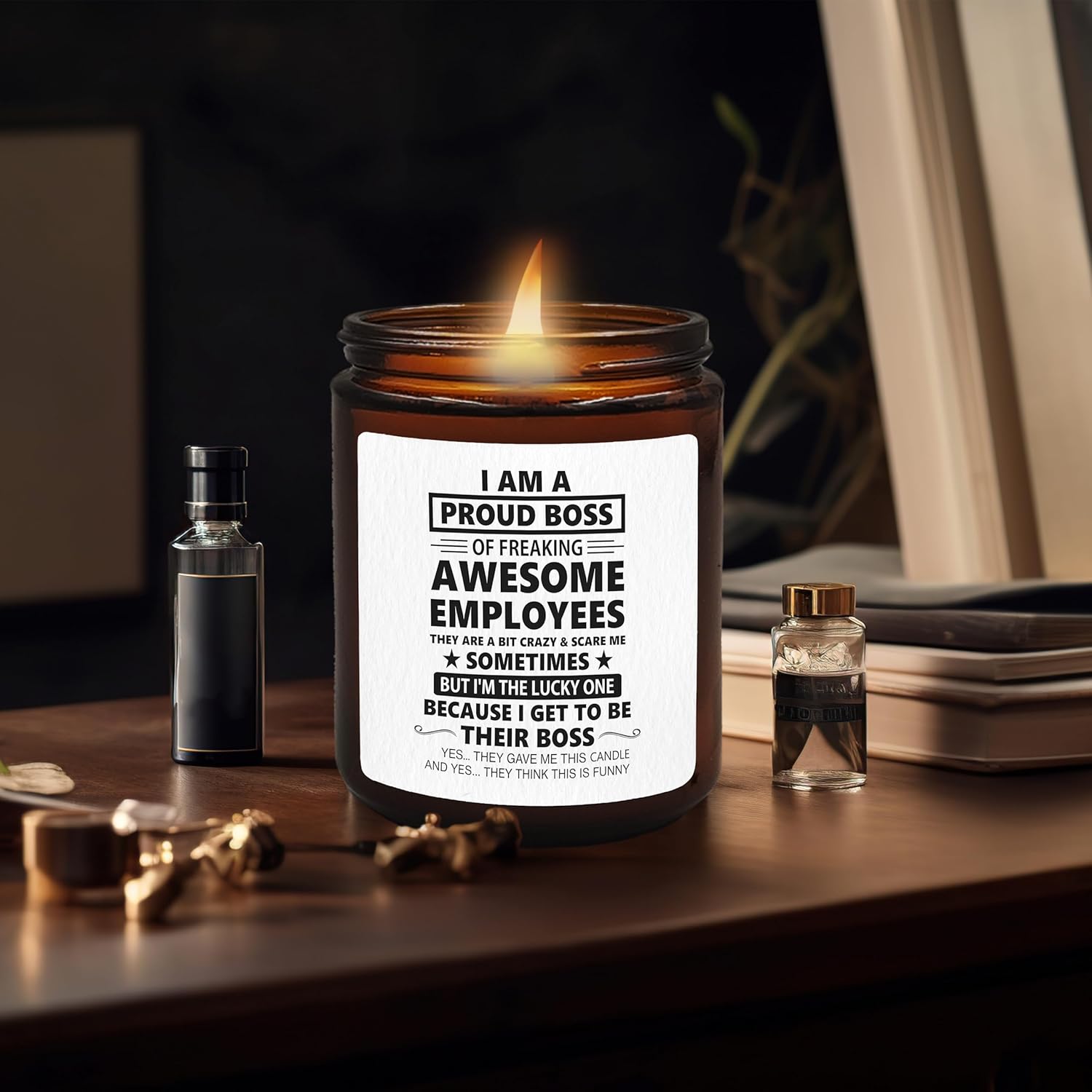 Boss Gifts: Scented Candle Gifts For Boss - Funny Lavender Scented Candles For Women