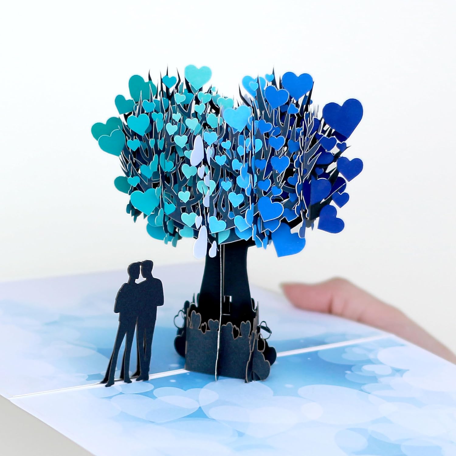 Happy Valentine'S Day Card, 3D Pop Up Greeting Card, Mlm Gay Lgbtq+ Card For Men Love, Husband, Couples On Valentines, Anniversary, Birthday, Engagement, Wedding With Envelope (Mlm)