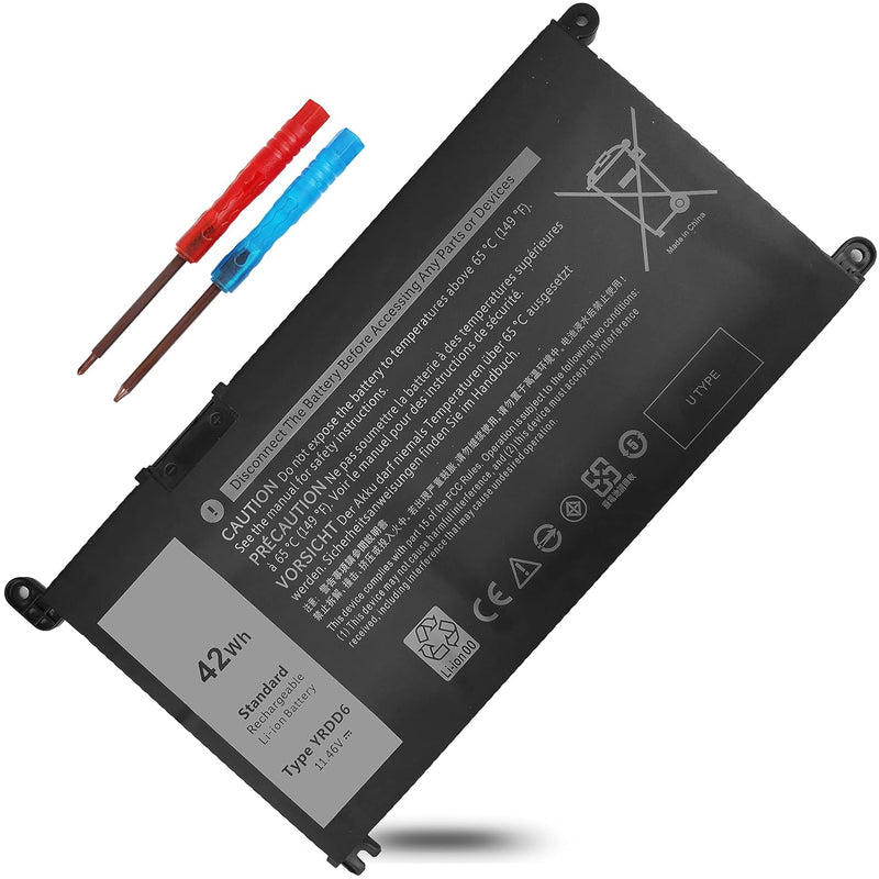 Yrdd6 Laptop Battery For Dell Inspiron 5482 5485 5488 5491 3310 2-In-1 3493 35