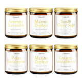 Scented Candles - 6 Pack Home Aromatherapy Jar Candle Set Gifts For Women, 7 Oz Soy Wax Candles For Birthday, Valentine, Anniversary