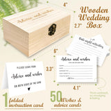 Advice And Wishes For The Mr And Mrs - Wedding Advice Cards For Bridal Shower Decorations, Hilarious Bridal Shower Games, Advice For The Groom And Bride Box, Wedding Games For Reception