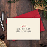 Valentines Day Card, Adult Funny Love Card, Rude Birthday Card For Boyfriend Husband