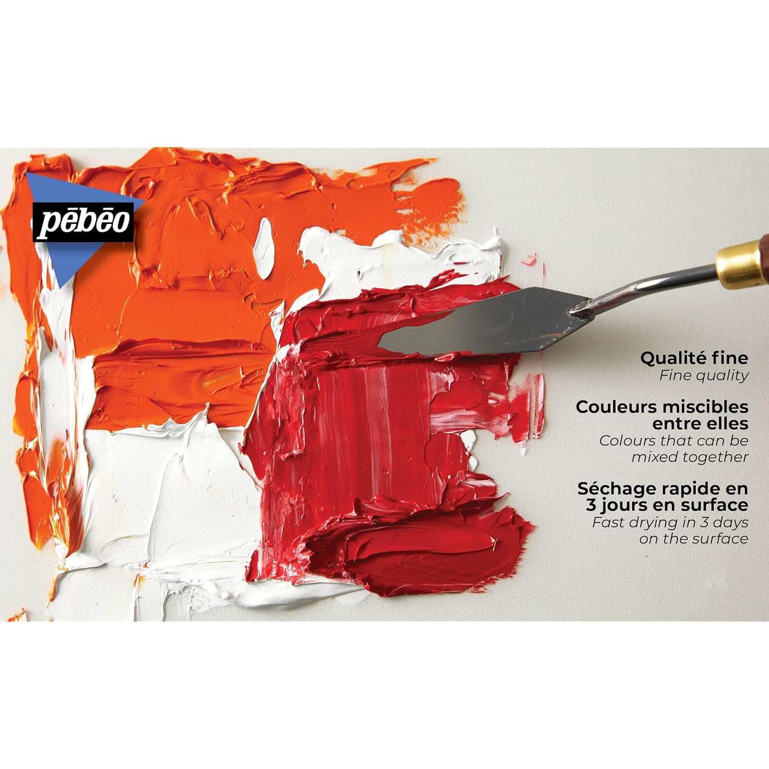 Pébéo - Fine Oil XL 200 ML - Silver Oil Painting - Pébéo Oil Painting - Silver 200 ml