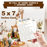 20 Pcs The Easter Story- Bible Game Cards With 1 Answer Card- Christian Party Game For Religious Activities?Adults Schoo?L Sunday Activities Church Easter Favors- Party Game & Activities- A05