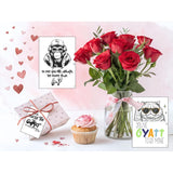 Animal Retro Hip Hop Slang Themed Valentine'S Day Classroom Sharing Card Set Of 24, You'Ve Got That Rizz Bruh