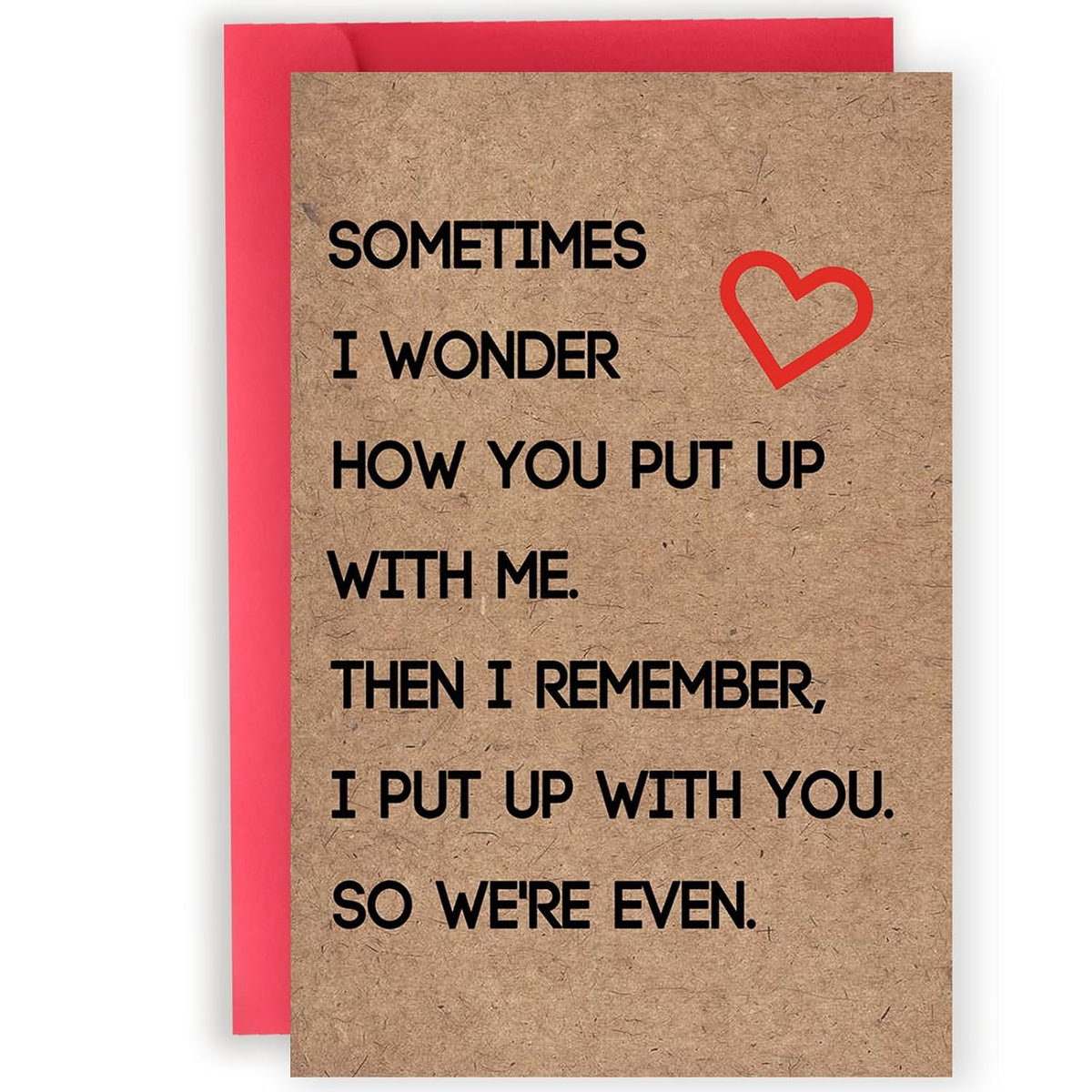 Funny Anniversary Card Gifts For Couples Husband Wife, Sweet Valentine'S Day Gift For Men Women Him Her