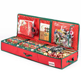 Wrapping Paper Organizer Storage For Christmas Gifts Wrapping Pape, Fits Ribbon, Ornaments, Holiday Accessories, 40"