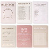 150 Pcs Baby Shower Games Cards Set - 6 Fun Games Including Bingo, Don'T Say Baby, Price Is Right, And More, Perfect For Up To 25 Guests, Ideal For Party Shower Celebrations