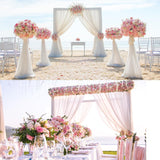 Cherry Blossom Garland Artificial Cherry Flower Vines 2 Pack Hanging Silk Flowers Garland For Home Wedding Garden Party Arch Office Decor (Pink)
