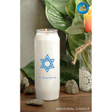 Ner Mitzvah Yahrzeit Memorial Candles, 9 Day Burn Time (Pack of 3)
