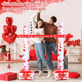 2 Pcs Valentines Inflatable Limbo Game For Adults 59 Inch Party Games Engage Your Guests Easy Setup For Family Indoor Outdoor Picnic Valentine Holiday Party Supplies