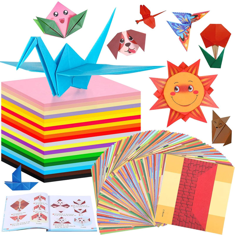 716 Sheet Origami Kit For Kids 5-12 Years 216 Sheets Double Sided Vivid Origam