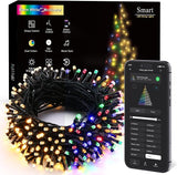 Smart String Lights 200 LED Color Changing Christmas Lights 66 Feet Wi-Fi App and Voice Control