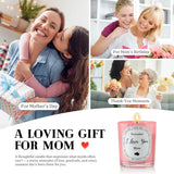 Gifts For Mom From Daughter Son,Mother'S Day Birthday Christmas Thanksgiving Best Mom Gifts, I Love You Moms 6Oz Heart Lavender Scented Candle