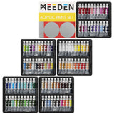 Heavy Body Acrylic Paint Sets, 100 Colors Art Paint Tubes For Canvas Wood Fabric Painting, Non-Toxic 0.41 Fl Oz /12Ml Acrylic Paints For Adults, Beginners, Students Crafts Painting
